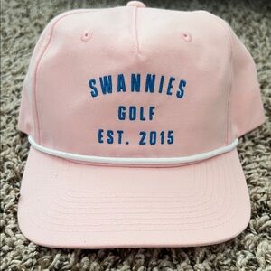 Swannies Pink Golf Cap